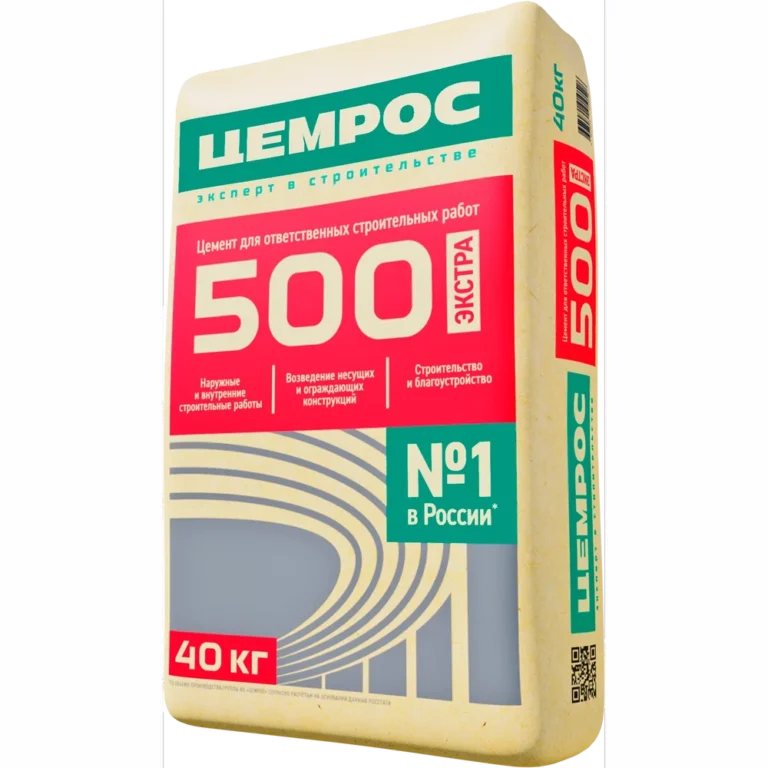 Цемент Цемрос ЦЕМ II А-П 42.5 Н 40 кг